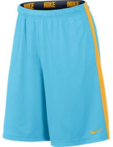 Nike 519501 Dri-Fit Fly Short 2.0 - Polarized Blue/Atomic Mango