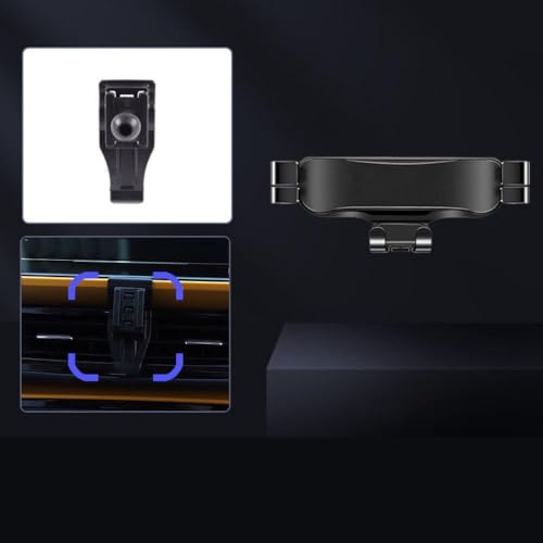 Txopaf Voiture Téléphone Portable Socles, pour TACQUA 2019-2023 Bouche D'aération 360° Rotation Un Bouton Libération Porte,A