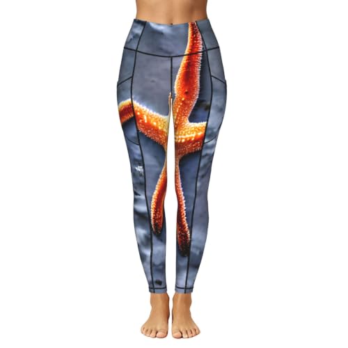 Leggings de playa EKPASVC estampado estrella de mar conjunto elástico transpirable 2