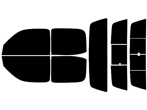 Rvinyl Window Tint Kit Compatible with Toyota Tacoma 2001-2004 (4 Door) - Complete Precut Kit - 5%