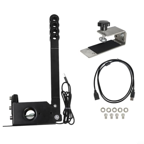 Glewi Frein à main linéaire USB sans pilote avec capteur Hall pour simulateurs de course Logitech G25 G27 G29