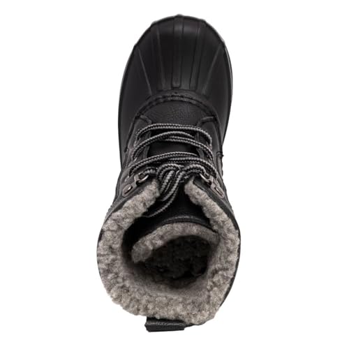 LONDON FOG Warrington Snow Boots for Kids - Insulated Waterproof Winter Snow Duck Boots for Boys and Girls - Little Kid and Big Kid Sizes 11 to 74