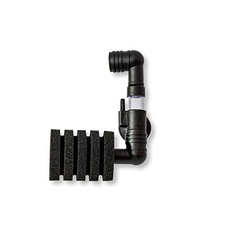 AQUANEAT Luftbetriebener Doppel-Schwammfilter Für Aquarium - Mit Keramikkugeln & 4 Schwämmen, Bis 122L, Für Garnelen & Jungfische