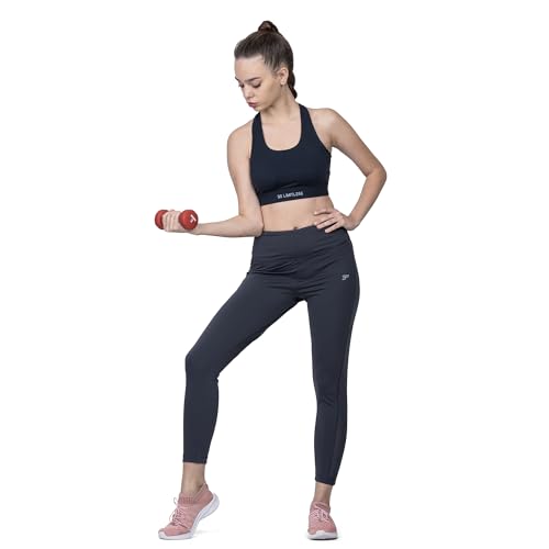 Image of 3rd Planet Women's High Waist Activewear Leggings | 4-Way Stretch, Sweat-Wicking, Non-See-Through Gym & Yoga Tights with Side Pockets | Comfortable Slim Fit Pants for Workout, Running & Fitness