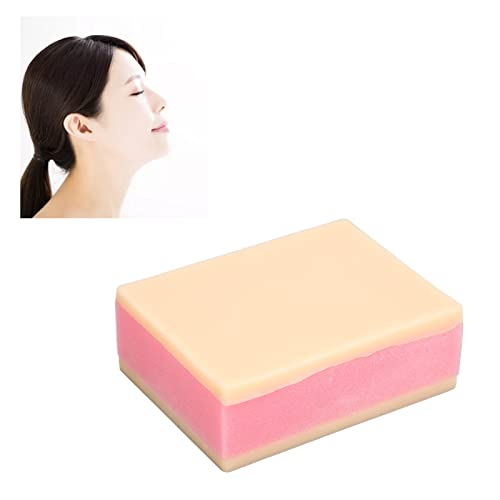 Image of Dioche Suture Training Model 2-Layer Silicone Surgical Injection Practice Pad, Multifunctional Suturing Practice Pad, Portable Surgical Teaching Tool