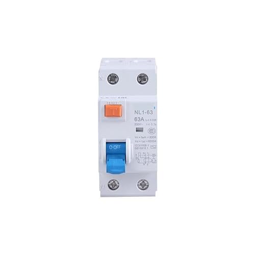 PWQBABJWL Leakage Circuit Breaker;NL1-63 1P+N 63A 30mA AC Type
