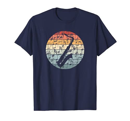 Saxofón Retro Jazz Músico Saxo Keepin It Saxy Camiseta