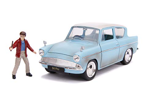 Dickie Toys - Harry Potter Coche Ford Anglia 1:24, Metálico (253185002 )