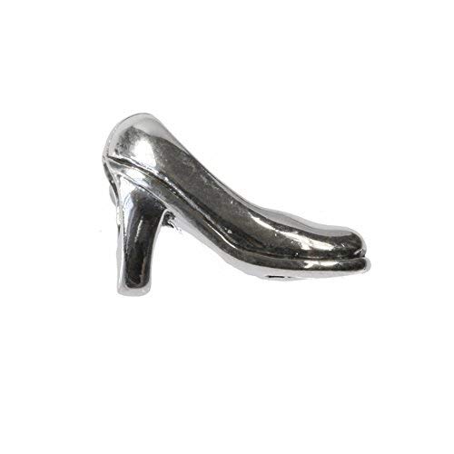 Carlo Biagi Bead 925 plata tacón alto pulsera colgante BBS106