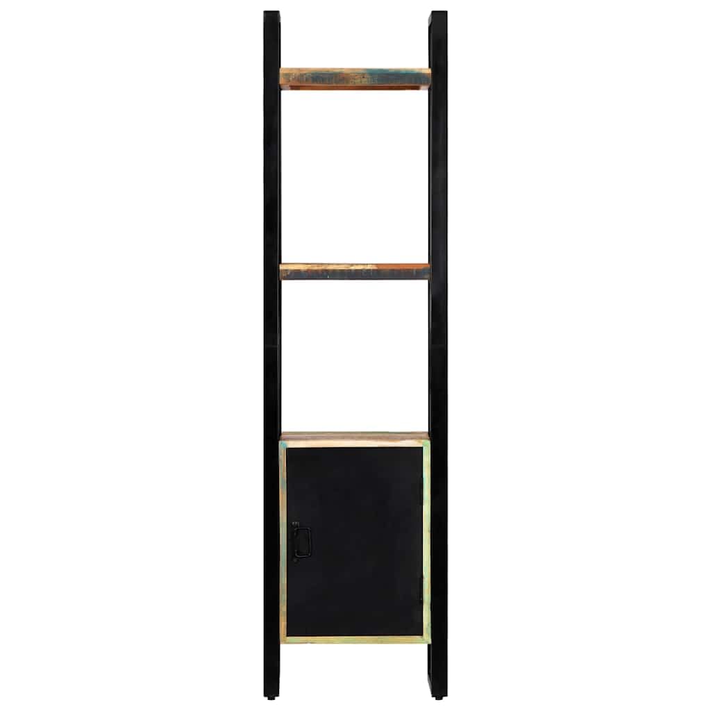 Regał na książki 45 x 30 x 171 cm, stare drewno, lite drewno z 1 półką i 3