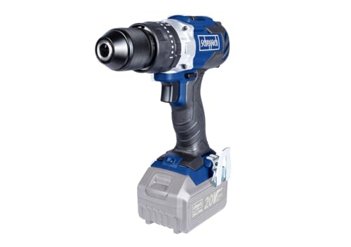 Scheppach Taladro atornillador percutor de batería BCCD70-20ProS 20 V - 13mm - Brushless - 2 vel Bateria Litio no incluida. Cargador no incluido. marca