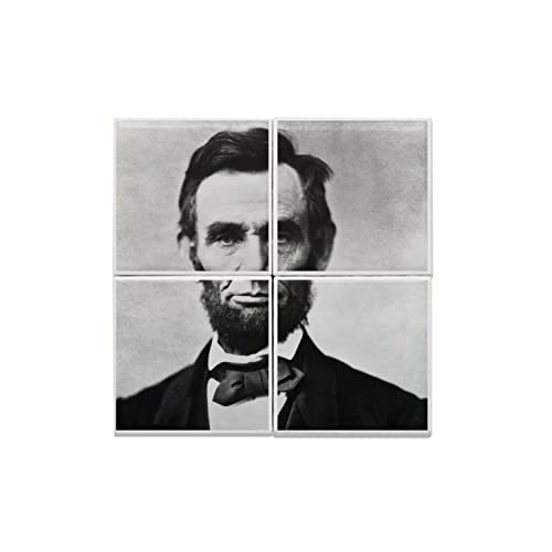 Carreaux Céramique Lincoln Président USA - Idée cadeau idéale pour passionnés d'histoire