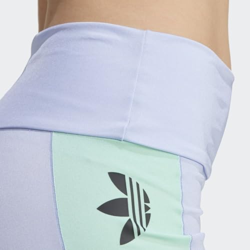 Short Adidas bleu aurore à reflets satinés confort extensible L - 6
