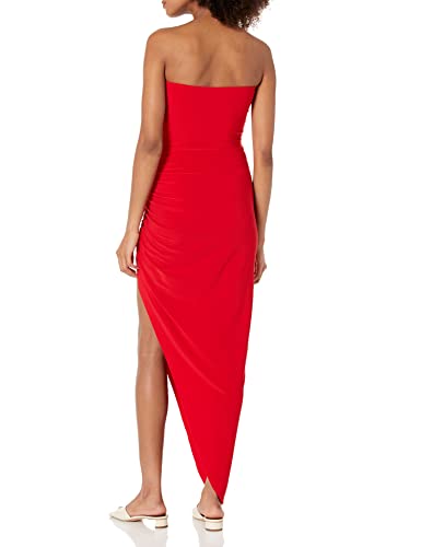 Image of Norma Kamali Women's Strapless Side Drape Gown