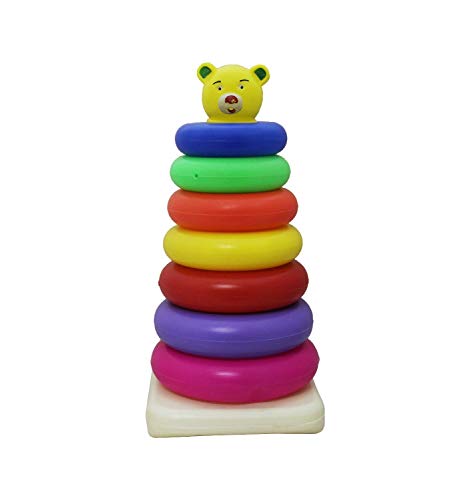 Smart Picks Stacking Colourful Teddy Rings for Growing Babies,Toddlers – 5 Rings (Multicolor) (7 Rings)