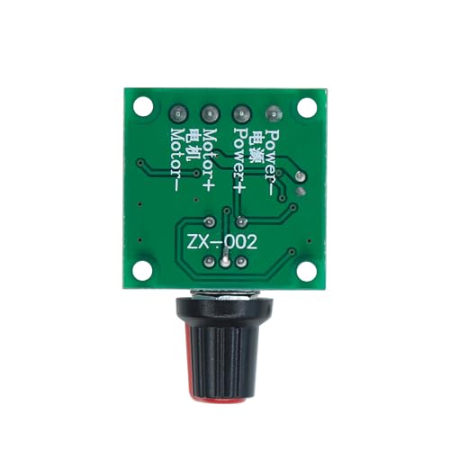 Image of Electronic Spices 1.8V-12V 2A PWM DC Motor Speed Controller | Adjustable Voltage Regulator with LED Indicator with Potentiometer | Mini Motor Control Switch for DIY & Robotics Projects