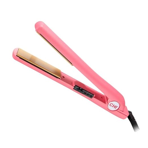 CHI Ceramic Series Flat Iron, Hair Straightener for Silky, Smooth Hair, 1" Iron, Sweet Coraline