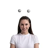 JOYIN Silver Martian Antenna Headband, Alien Headband Glitter Balls Head Bopper, Martian Headband,...