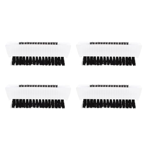 Cepillo de uñas doble cara CRAFTHROU para una limpieza profunda de dedos y cutículas, 4 uds