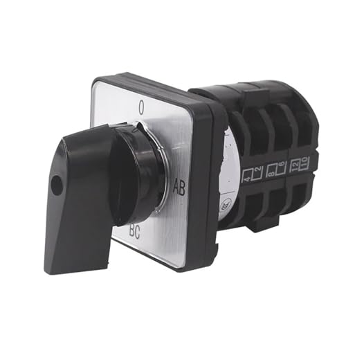 Voltmètre triphasé LW8-10YH2/3 avec commutateur à came de transfert 10A 4 positions