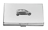 Nouveau German Car Polo 111 6n ref330 Étui en acier inoxydable effet étain pour cartes de visite