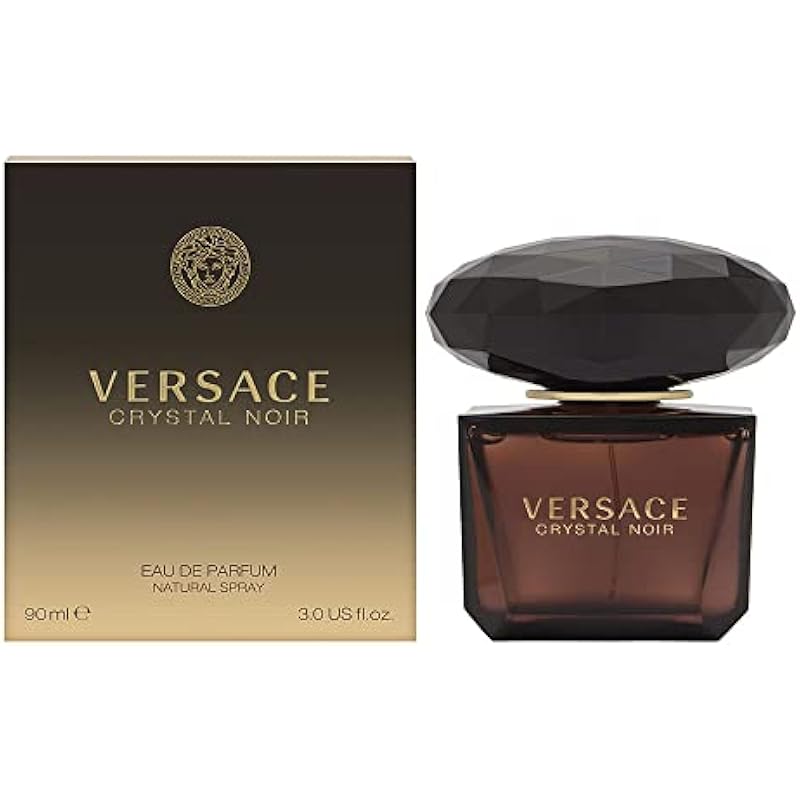 Versace Crystal Noir Eau de Parfum Spray 3.0 oz 3 Fl Oz (Pack of 1)