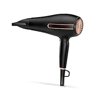 BaByliss Super Power Hair Dryer - Ultra-Fast 2400W Air Flow, Ionic Frizz-Control, Salon-Grade AC Motor, 3 Heat & 2 Speed Settings, Black, 5240U