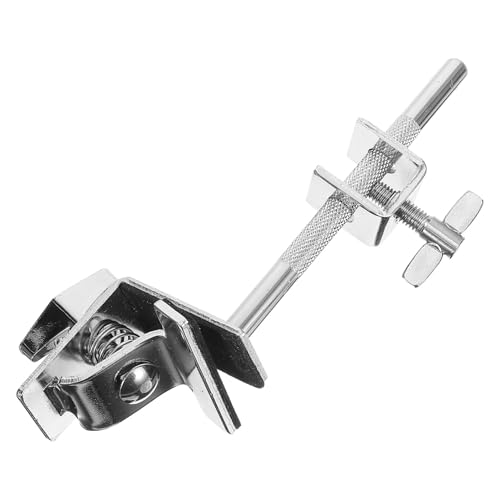 Abrazadera ajustable para cowbell, soporte extensible para batería, accesorio para aro de bombo, soporte para cowbell miniatura 1
