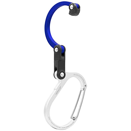 Image of Gear AID HEROCLIP 360 Swivel Carabiner Gear Clip and Hook (Medium) for Camping, Backpack, Suitcases and Garage Organization