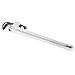 Mophorn 24Inch Aluminum Straight Pipe Wrench Ideal for 1-1/2to 2-1/2inch Pipe Adjustable Plumbing Pipe Wrench Heavy Duty 3inch Jaw capacity Plumbers Pliers Tool