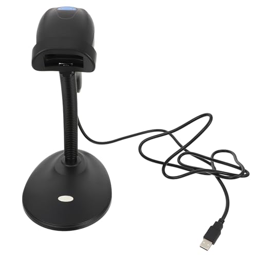 Operitacx USB Kabelgebundener Barcode mit und Ständer Automatischer Ergonomisch Langlebig Geeignet für Supermärkte Einzelhandel Lagerverwaltung und Kassenbereich Operitacx USB Kabelgebundener Barcode mit und Ständer Automatischer Ergonomisch Langlebig Geeignet für Supermärkte Einzelhandel Lagerverwaltung und Kassenbereich
