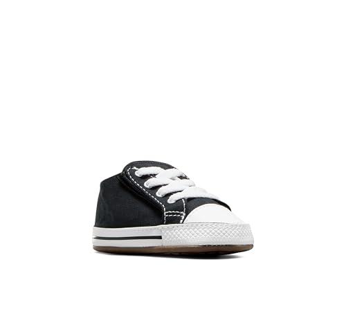 Converse Boy's Chuck Taylor All Star Cribster Canvas Color Shoe, Black/Natural Ivory/White, 4 M US Infant4