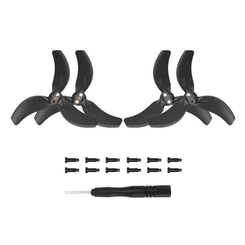 4PCS 3032Sプロペラ交換用スペアパーツAVATA 2ドローンアクセサリーFPVレーシングQuadcopterと互換性(2 Pair Black)
