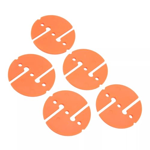 HUANGTNG 5Pcs Round Dives Line Circles Marker Cave Technical Diving Rope Line Marker Guide Rope Indicators Enduring