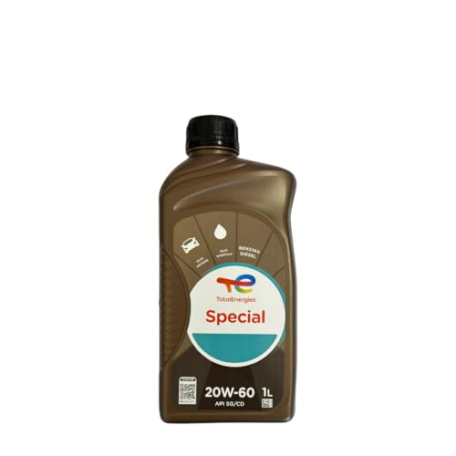 TOTAL OLIO MOTORE SPECIAL 20W60 PER MOTORI CON ELEVATO CONSUMO DI OLIO 1 LT