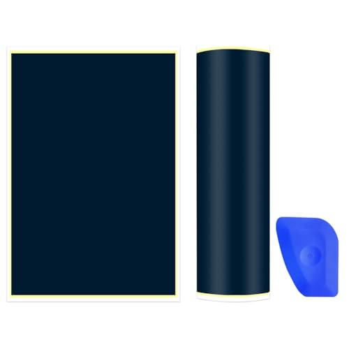 Giwnhvx Papel de grabado, 2 piezas de papel de color para marcado de fibra y grabado en cerámica de metal H