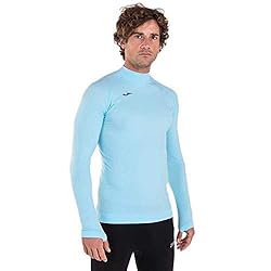 Joma Camiseta Térmica Manga Larga Hombre, S - XL -...: MANTIENE SECO EL INTERIO: Altamente transpirable, proporciona calidez y permite la evacuación del sudor EVITA ROZADURAS e IRRITACIONES: Sin costuras y con ajuste perfecto. Manga larga y cuello alto tipo Perkins APERTURA PARA PULGAR: Brinda ajuste fir...