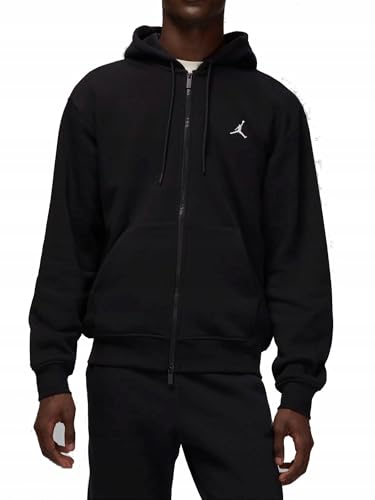 Jordan Brooklyn Full-Zip Fleece Hoodie (FV7289-010, Black) - Main Image