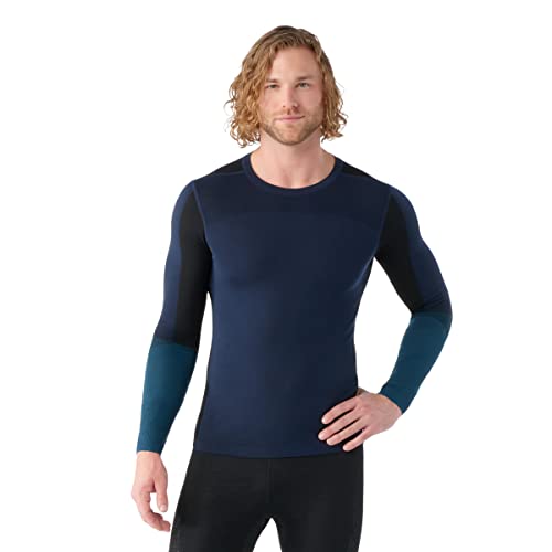 Smartwool Men's Intraknit Thermal Merino Base Layer Colorblock Crew2