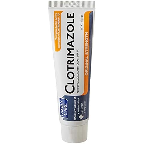 2 Pk. Family Care 831527005052-1 Clotrimazole Anti-Fungal Cream, 1% USP Cover