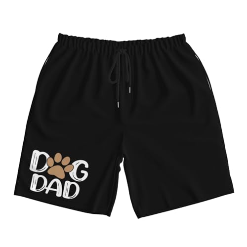 Dog Dad Men's Quick-Dry Board Shorts 7