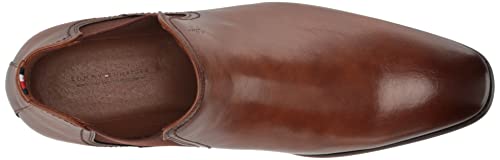 Tommy Hilfiger Men's Syler Chelsea Boot, Dark Tan, 10 #TOP4