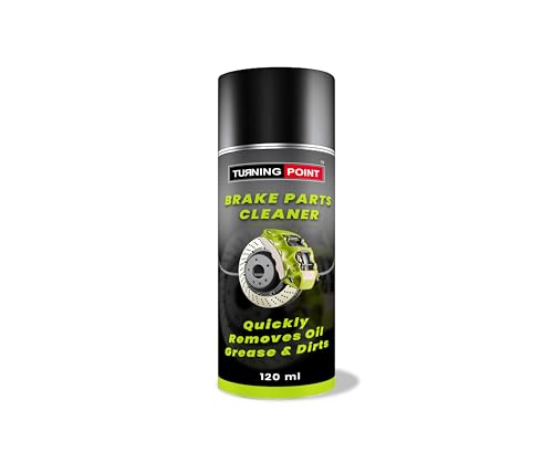 Turning Point Natural Care Brake Parts Cleaner 120ml Pack of 2 For Superior Brake System Maintenance | Powerful Spray For Effective Dust, Grease & Oil Removal