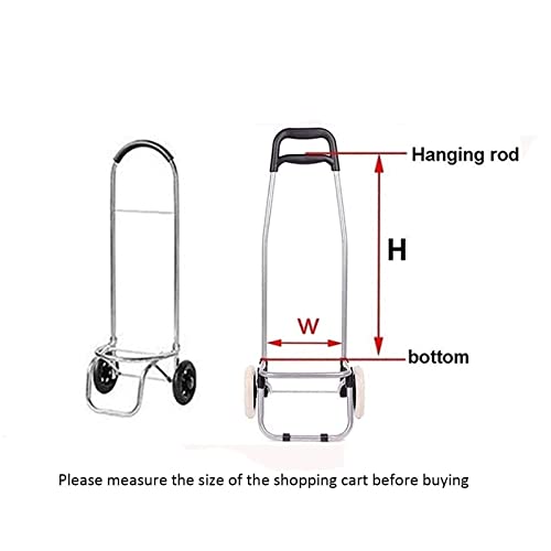 Faltbare Einkaufstrolley Caddy Tasche - Abnehmbare 72 Liter Oxford-Stofftasche, Einkaufstasche/Korb Ersatztasche Für… – Bild 7