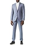 Roy Robson Herren Anzüge 2-teilig Abendanzug-Set, Light/Pastel Blue, 58