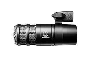 Audio-Technica 2040 Dynamisches Podcast-Mikrofon mit Hypernierencharakteristik Schwarz