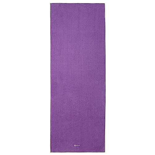Gaiam Tapete de toalha de ioga Stay Put tamanho tapete toalha de tapete de ioga (serve para cima do