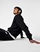 Nike Men's Club Fleece Crew Sweatshirt, Black/White, Medium