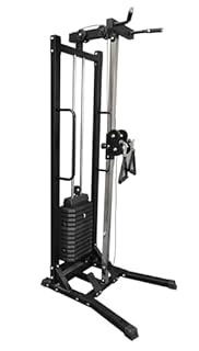 Strongway® Cable Crossover with 75KG Weights Stack and Pull Up Bar - Dual Pulley System - Home Gym Equipment - Adjustable Positions - Adjustable Pulley Arms