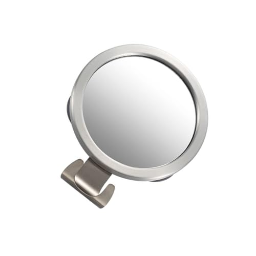 TOVINANNA 1pc Fogless Bathroom Mirror with Hook Anti-Fog Shower Mirror Easy Install for Shaving and Makeup Random Style for Washroom Decor